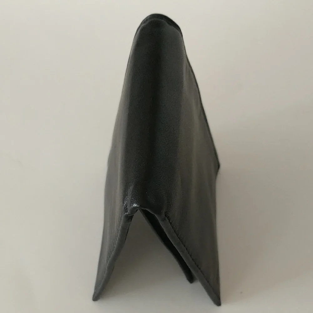 Nautica Black Leather Card Holder